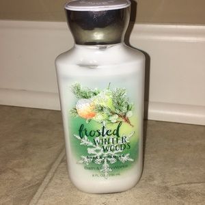BRAND NEW frosted winter woods lotion